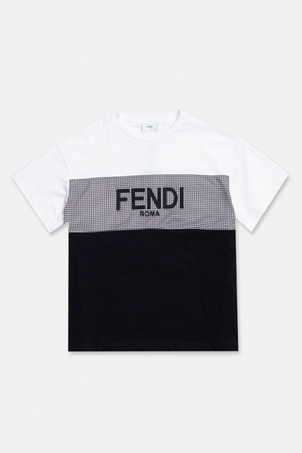 Fendi roma cheap t shirt mens